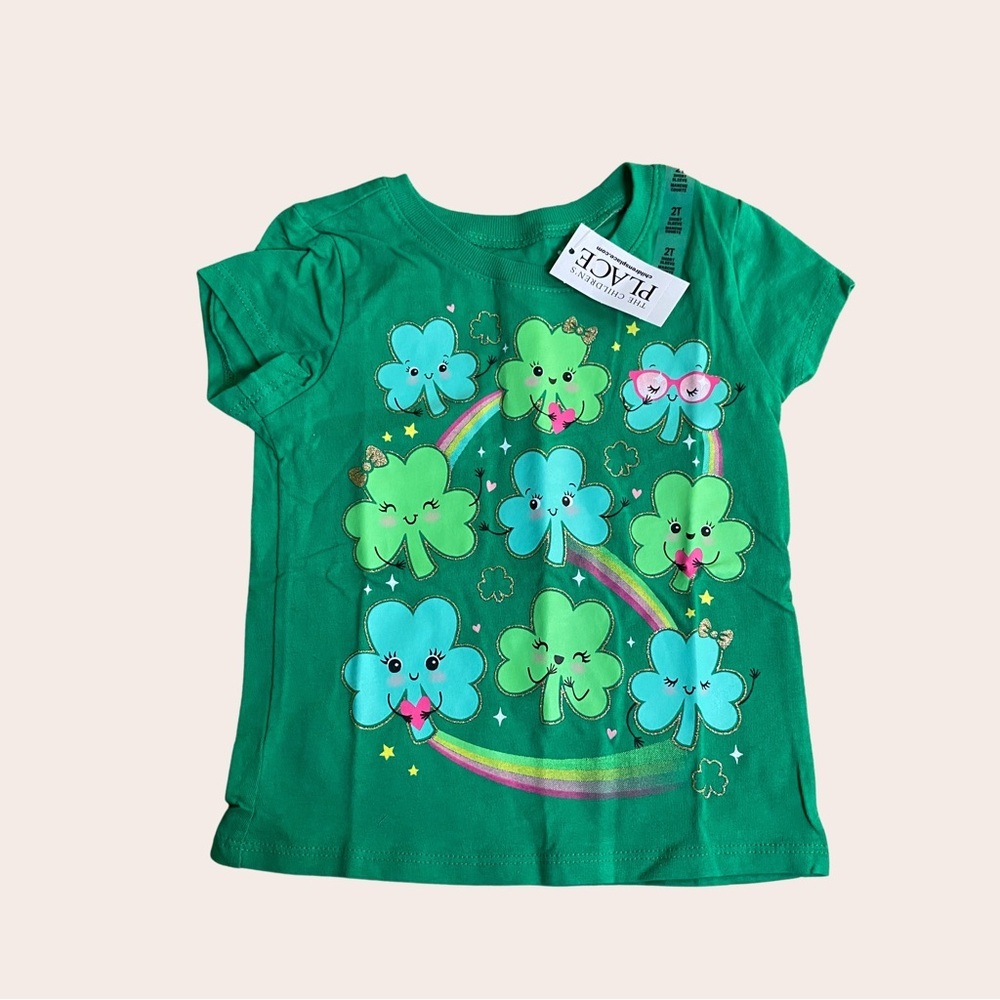 NWT Lucky Clover Green TShirt 2T